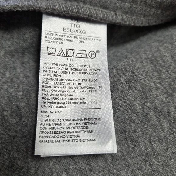 Gap Factory Light Gray Relaxed Topcoat In XXL - Picture 13 of 13